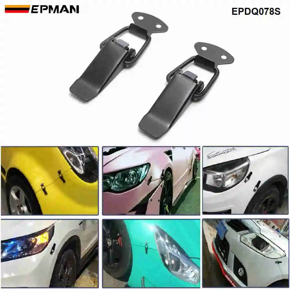 EPMAN для JDM Sport запираемый тумблер быстросъемный зажим автомобиля Передние бамперы