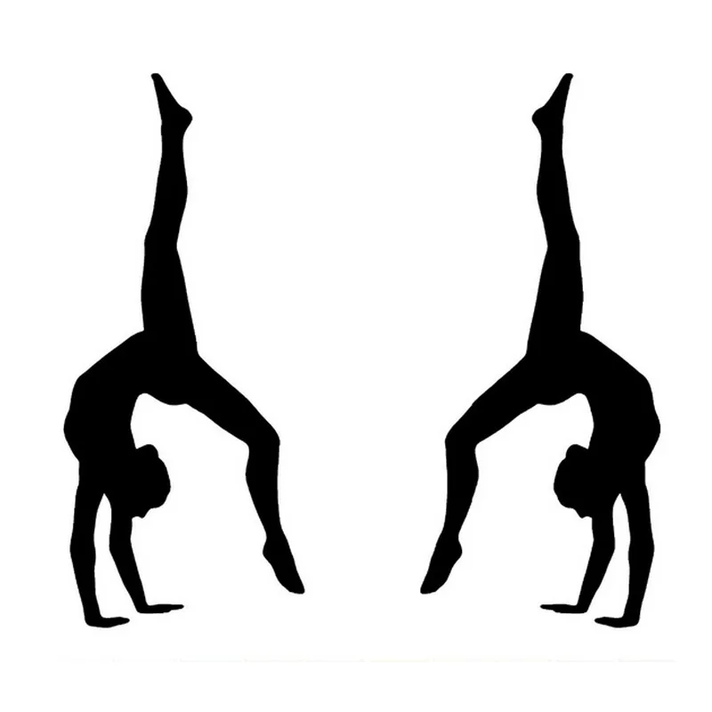 

GYMNASTICS Gym Girl Stripper Car Sticker CAR Window Motorcycle Decal Accessories Pattern Laser Waterproof Custom