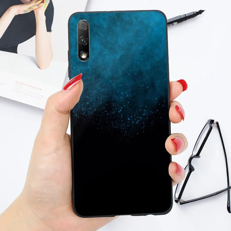 oo3 Глянцевая блестящая для huawei honor 7C AUM-L41 чехол задняя крышка huawei honor 7C 8C 8A 8S 8X 9X чехол - Цвет: oo3