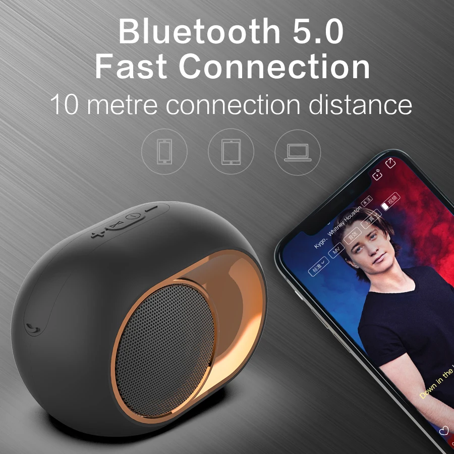 Bluetooth колонка 5 0 TWS беспроводная портативная водонепроницаемая|Портативные