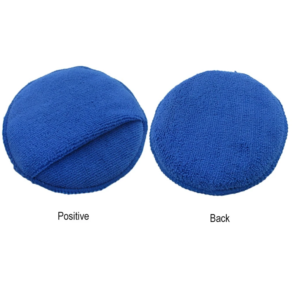 

Car Waxing Sponge 6 inch Large Microfiber Auto Polishing Sponge with Pocket Wax Applicator Cleaning Tool Car Detailing Care