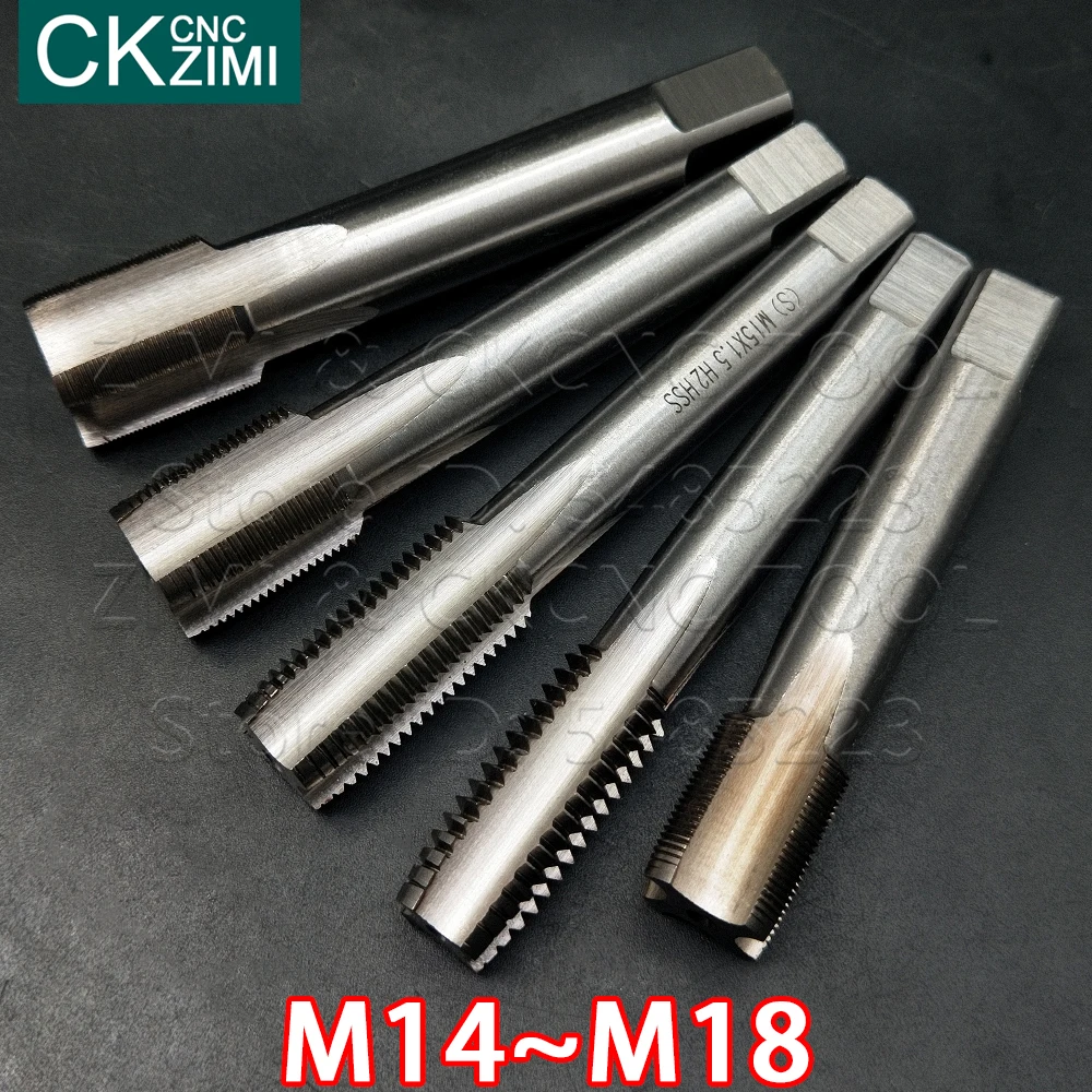 

Метчики из быстрорежущей стали M14, M15, M16, M17, M18, для стандартных станков