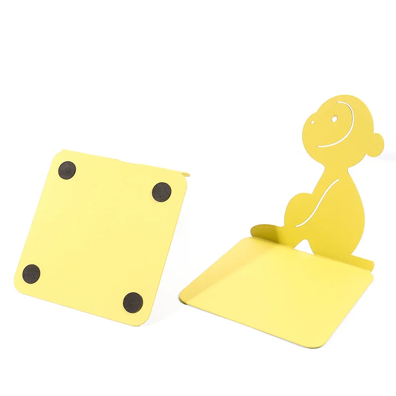 Настольная книжная полка обезьянка простота желтого цвета милый стол напольный