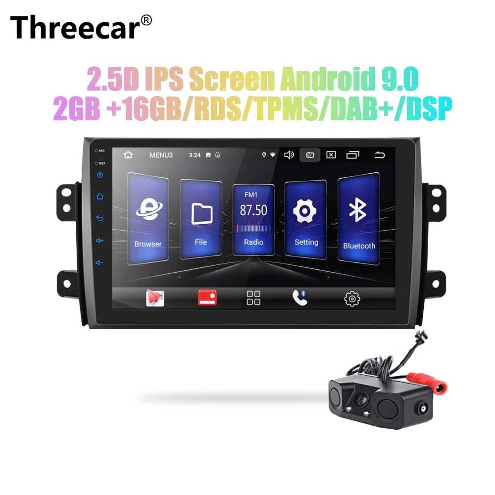 9 &quot2din Android 0/8 1 автомобильное радио для SUZUKI SX4 2006 2016 с gps навигацией Bluetooth стерео