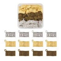 1box zinc alloy dollar bills shape pendants charms for bracelet necklace diy jewelry making crafts decor accessories mixed color