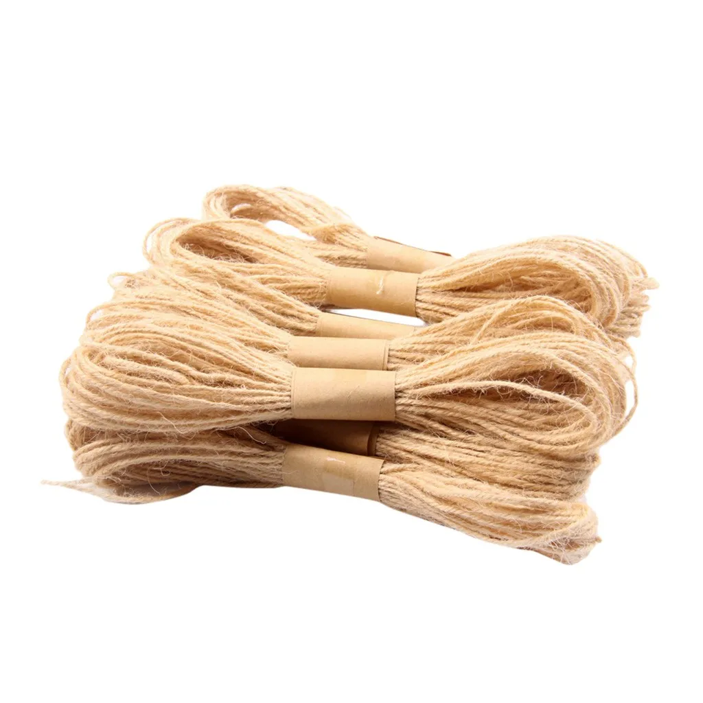 2020 аксессуары для украшения дома цветная пеньковая веревка сделай сам 2 мм