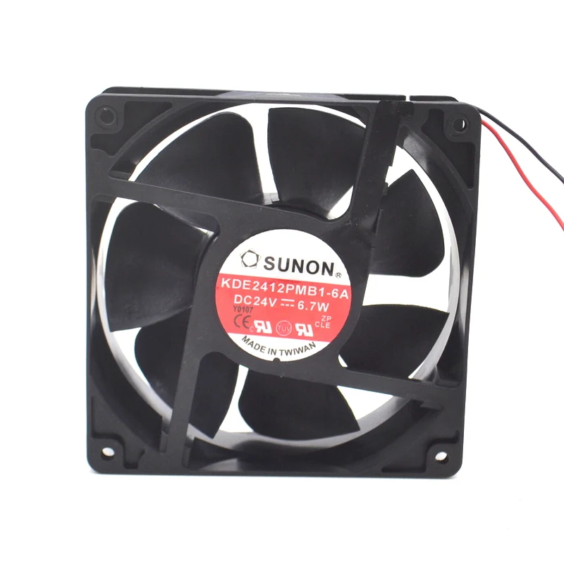 SUNON KDE2412PMB1 6A 12038 DC 24V 6 7 W 120X120X38MM 120mm Вентилятор охлаждения сервера|cooling fan|server cooling