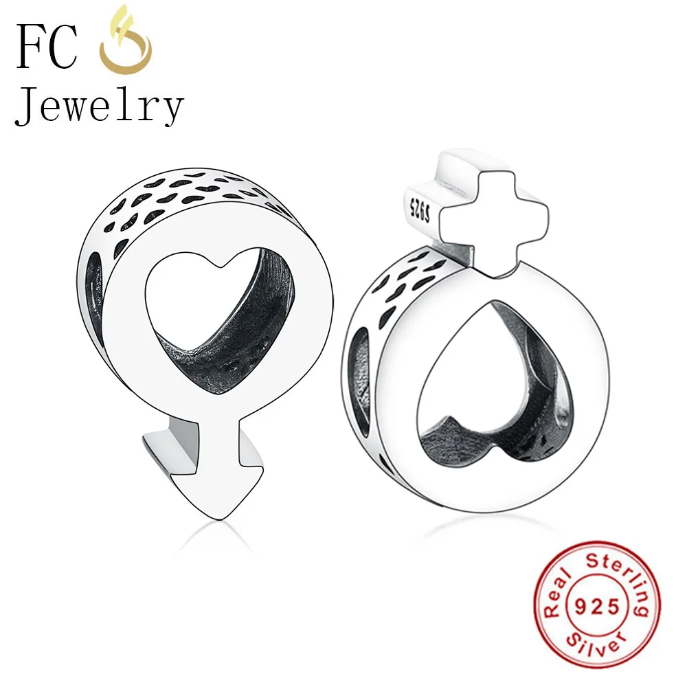 FC ювелирные изделия подходят оригинальный бренд Амулеты Браслет 100% Серебро 925