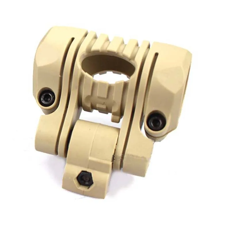 25 мм тактический шлем фонарик держатель фонарь зажим Крепление рельсовый для