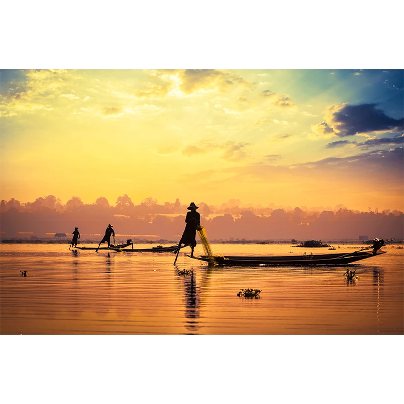 Супер жесткий рыбак в настройках солнца 1000 штук бумажных пазлов для взрослых