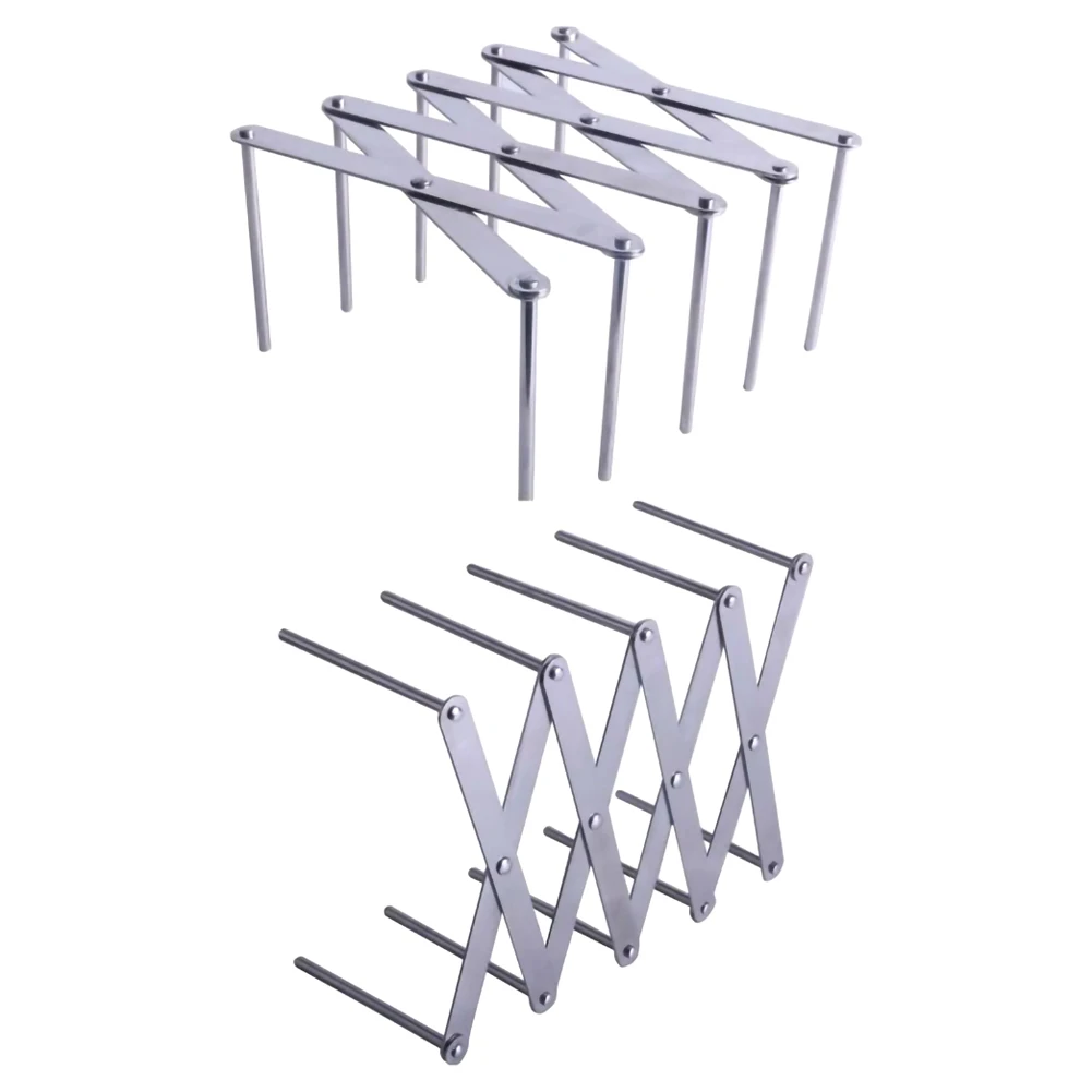 

Kitchen Organizer Pot Lid Rack Retractable Spoon Holder Pot Lid Shelf Cooking Dish Rack Multi-function Kitchen Accessories