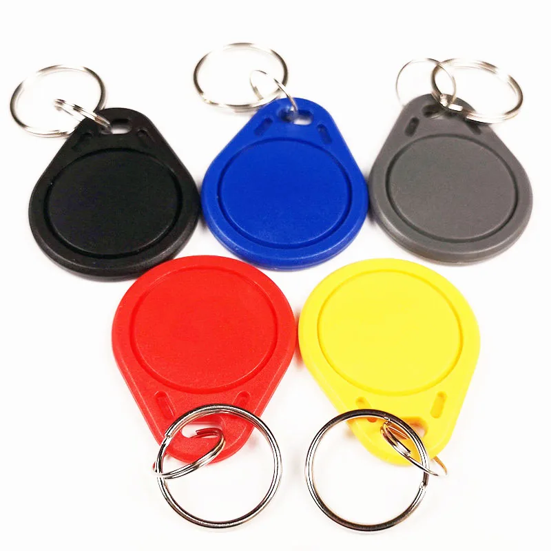 5pcs UID IC 카드 변경 가능한 스마트 Keyfobs 1K S50 MF RFID 13.56MHz 액세스 제어 블록 0 섹터 쓰기 가능