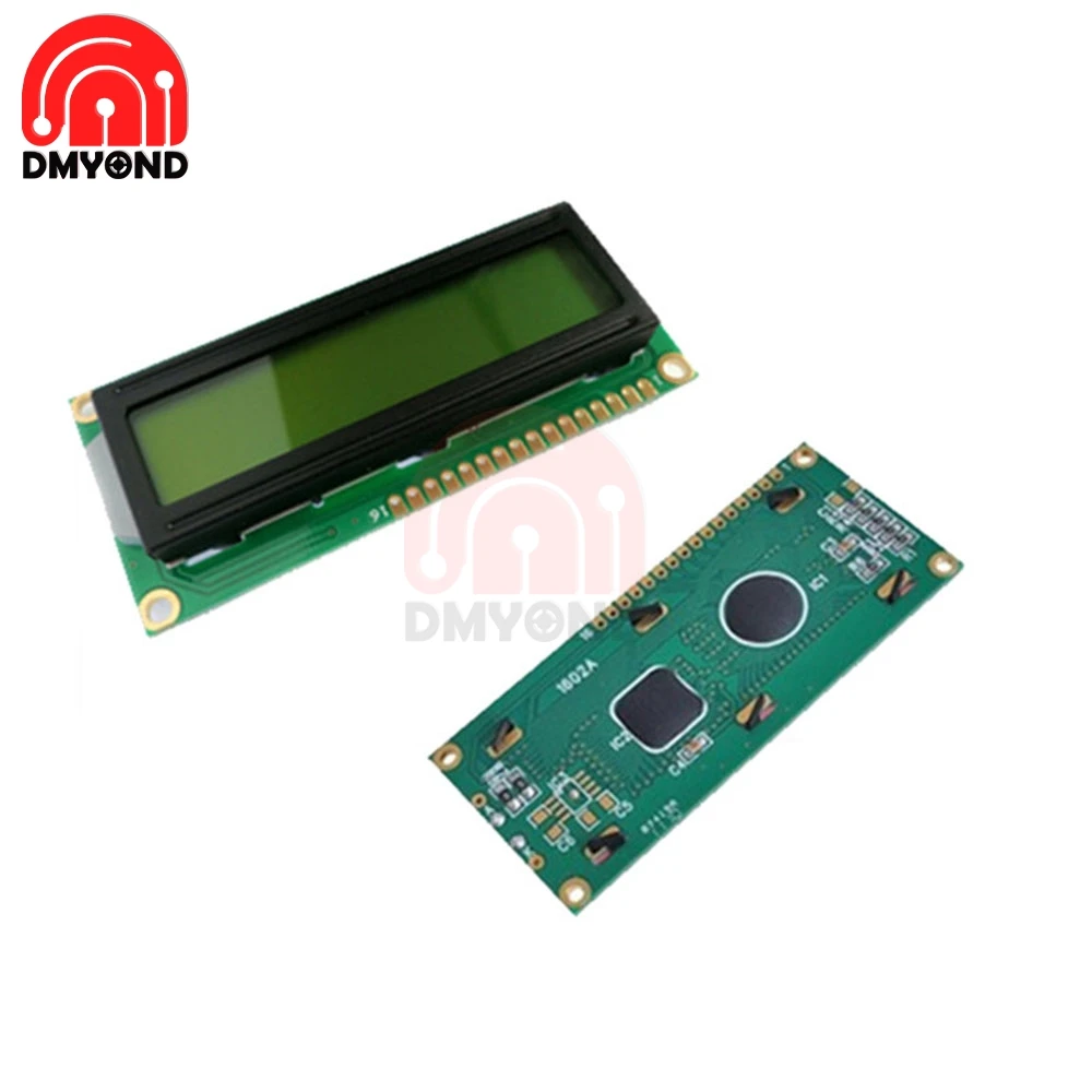 Плата расширения I2c для ЖК-дисплея 1602 5 В + PCF8574T I2C IIC поддержка ЖК-дисплей 2004 Желтый