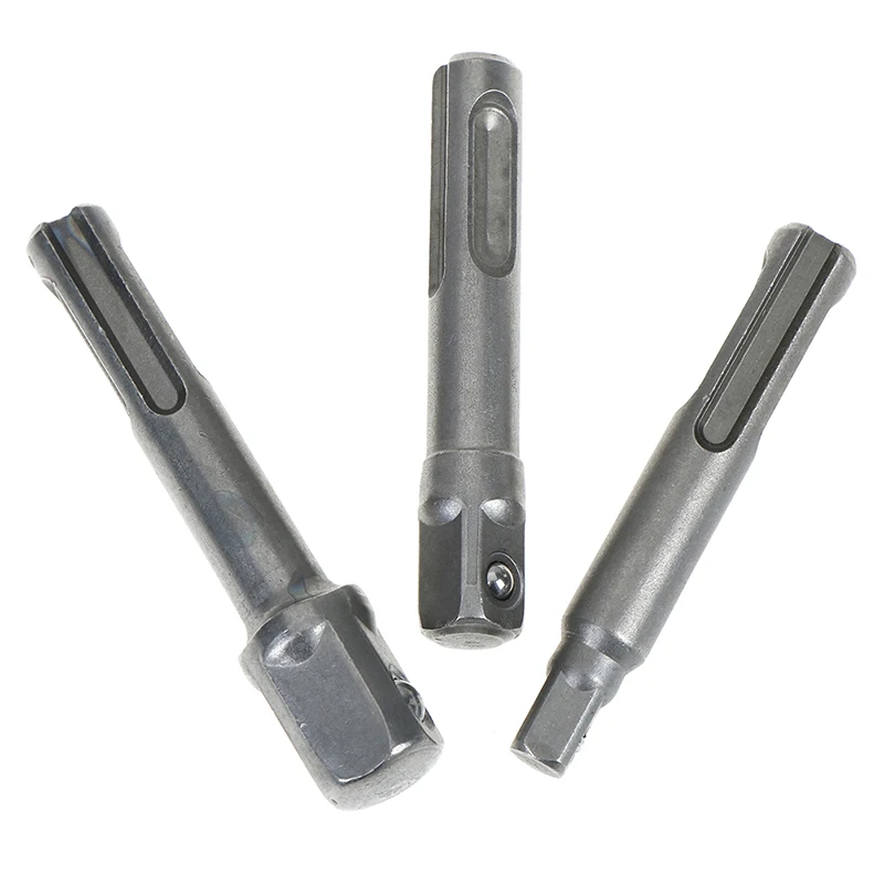 3pcs/set Sds Socket Driver Set Drill Bit Adaptor 3/8 1/4 1/2&quot Hex Shank Converter Wholesale | Инструменты