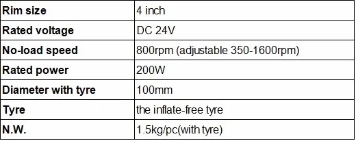 4-inch 24V36V BLDC electric wheel single for ebike electric scooter conversion kit ebike motor double-axis hub motor