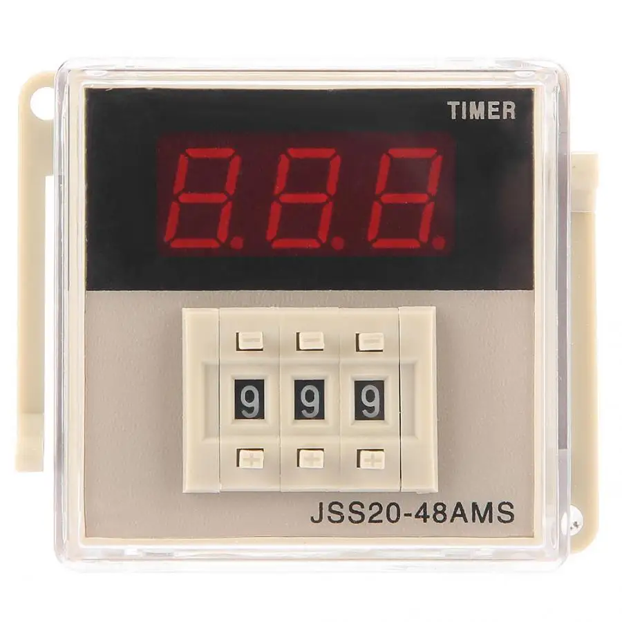 Цифровое реле таймера задержки питания на цифровой дисплей 1 999S AC 220V