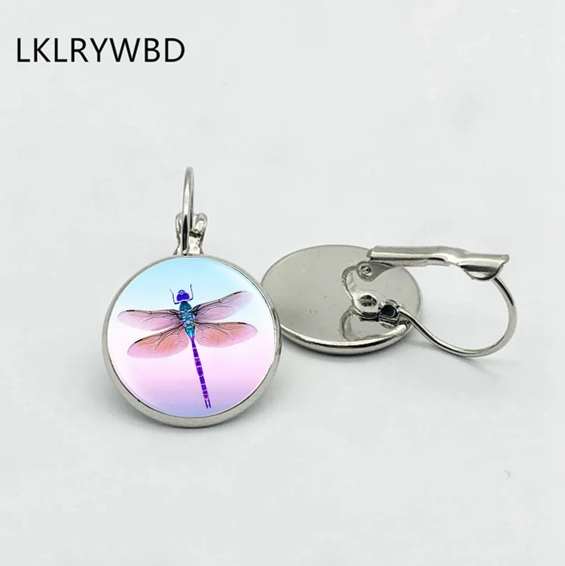 

LKLR YWBD / Hot Sale Dragonfly Earrings Simple Earrings Ear Hooks Fashion Silver Bronze Earrings Ladies Gift Jewelry