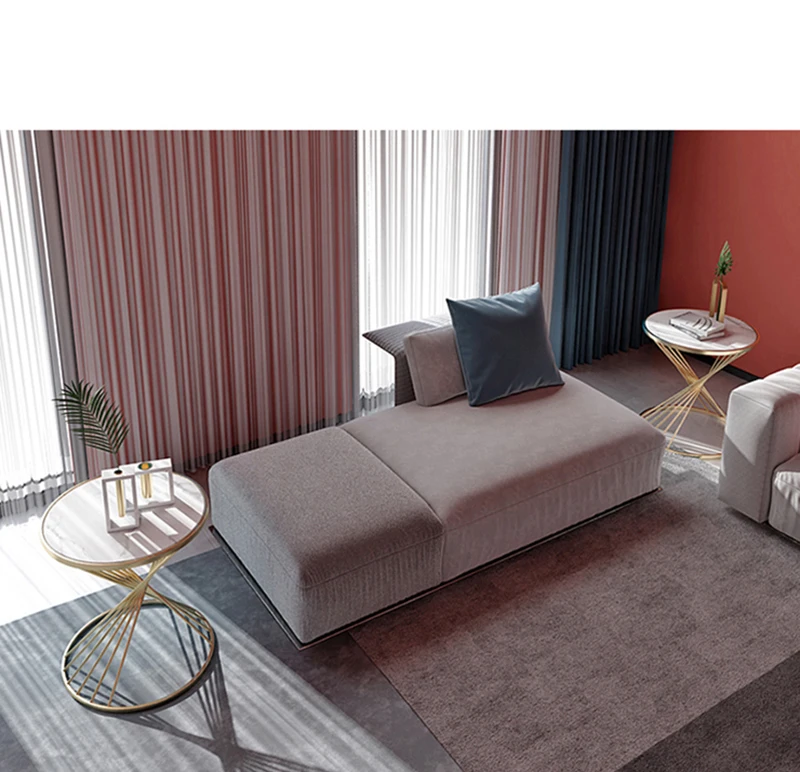 Скандинавский чистый красный креативный Круглый Маленький журнальный столик