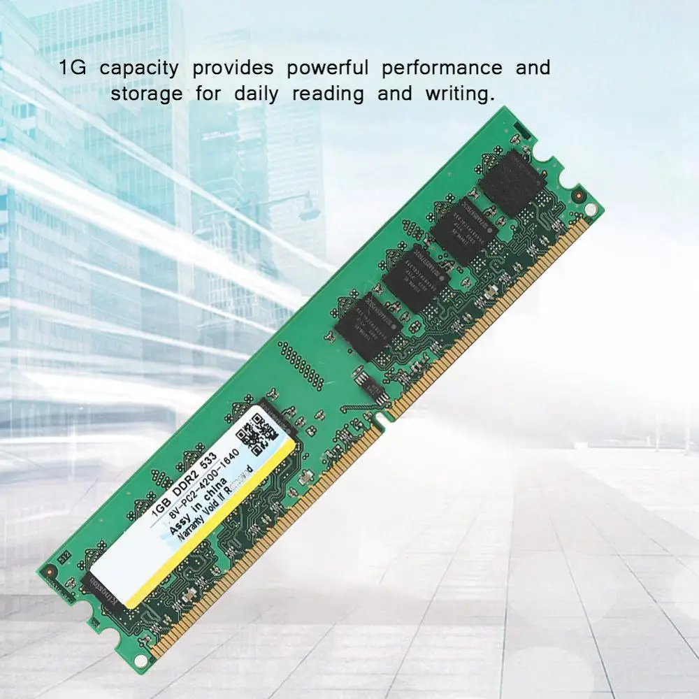 Xiede DDR2 533 МГц 240Pin 1G настольная карта памяти для компьютера AMD полоса пропускания 1 8