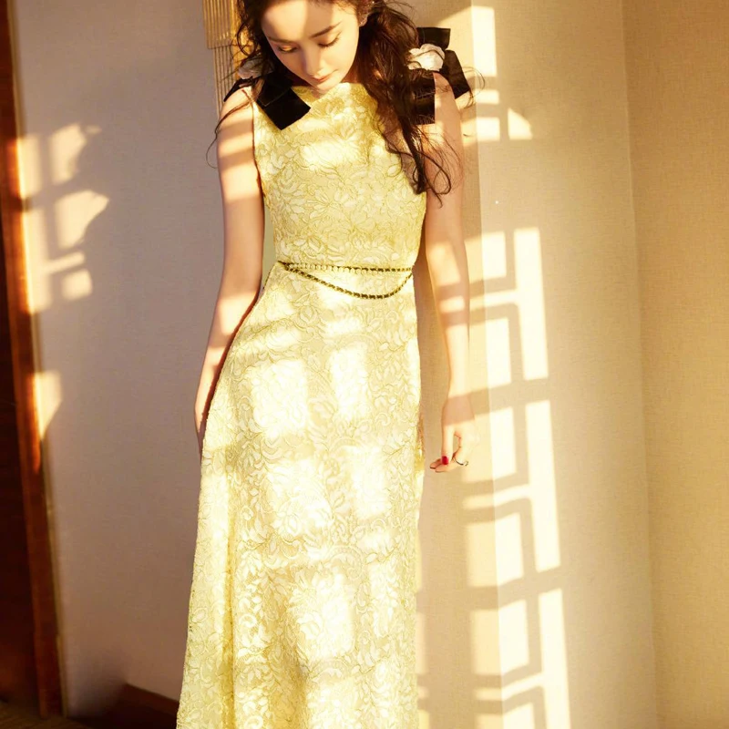 Роскошное женское кружевное платье с цветочной аппликацией элегантные