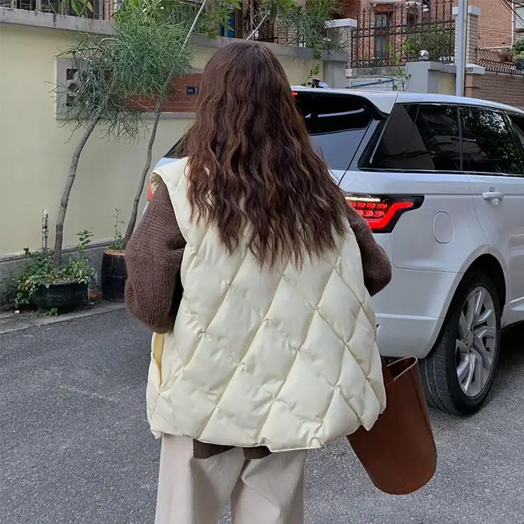

Retro Argyle Cardigan Jacket Jacket Female Autumn Winter 2020 new Korean edition loose cotton jacket