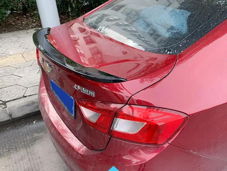 Для Chevrolet новый спойлер Cruze 2017 2018 2019 ABS Материал заднее крыло автомобиля праймер