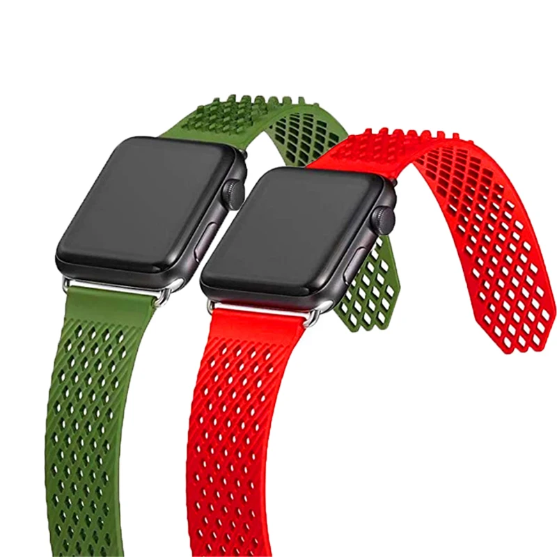 Ремешок для наручных часов Apple Watch 5 4 полоса 38/42 мм спортивные силиконовые петли