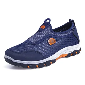 Мужские дышащие кроссовки, сетчатые, повседневные, Нескользящие, износостойкие, для ходьбы