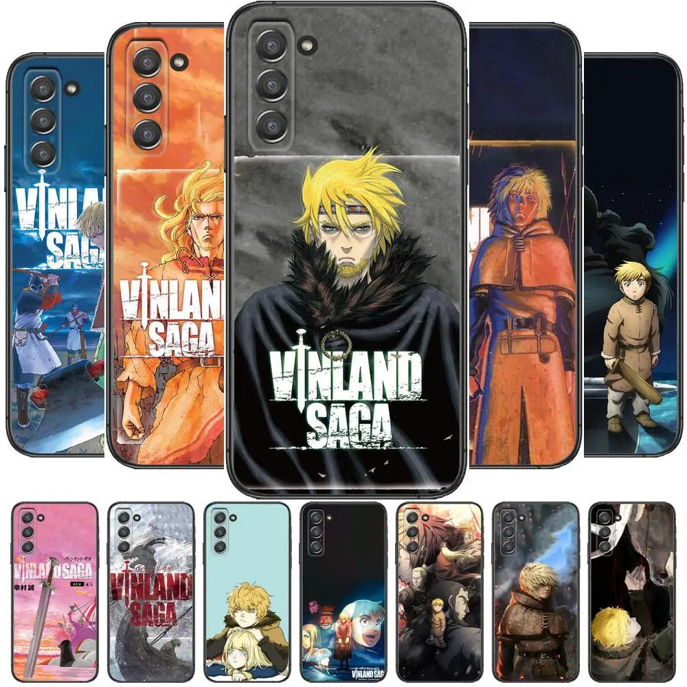 

anime vinland saga Phone cover hull For SamSung Galaxy S8 S9 S10E S20 S21 S5 S30 Plus S20 fe 5G Lite Ultra black soft case