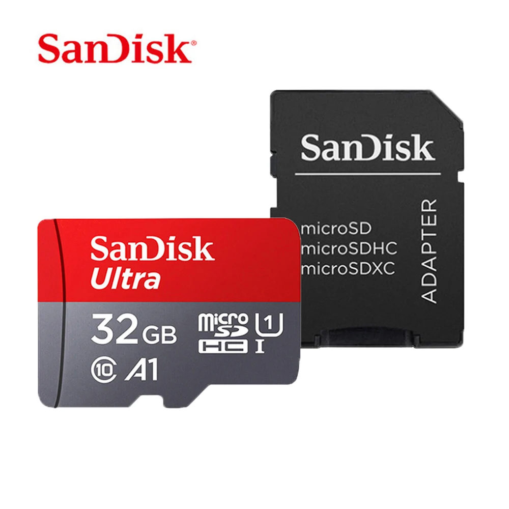 Карта памяти Micro SD SanDisk 1 ТБ карта 16 ГБ 32 64 Гб 128 256 512 MicroSD Max 100 МБ/с. Uitra C10 TF карта|Карты