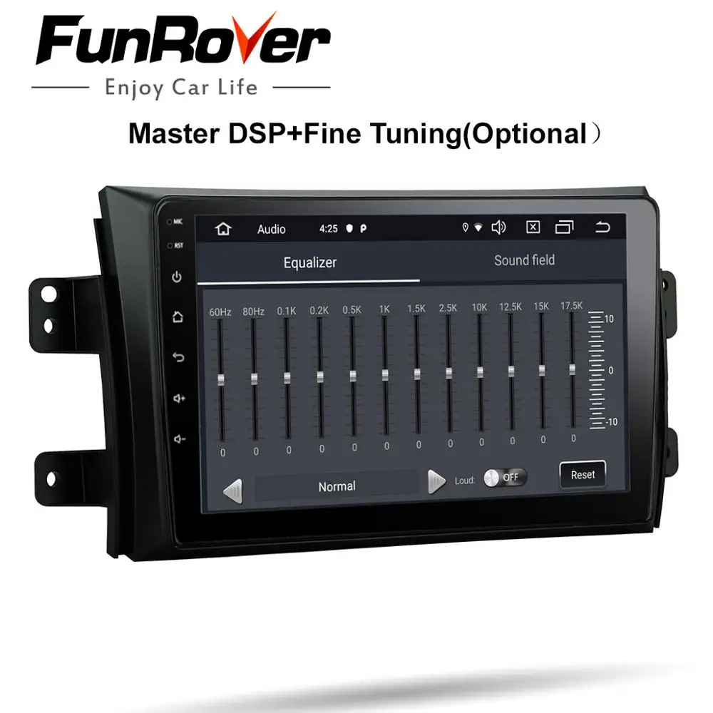 Автомобильный мультимедийный dvd плеер FUNROVER 2 Гб ОЗУ android 9 0 2.5D + IPS gps навигация для