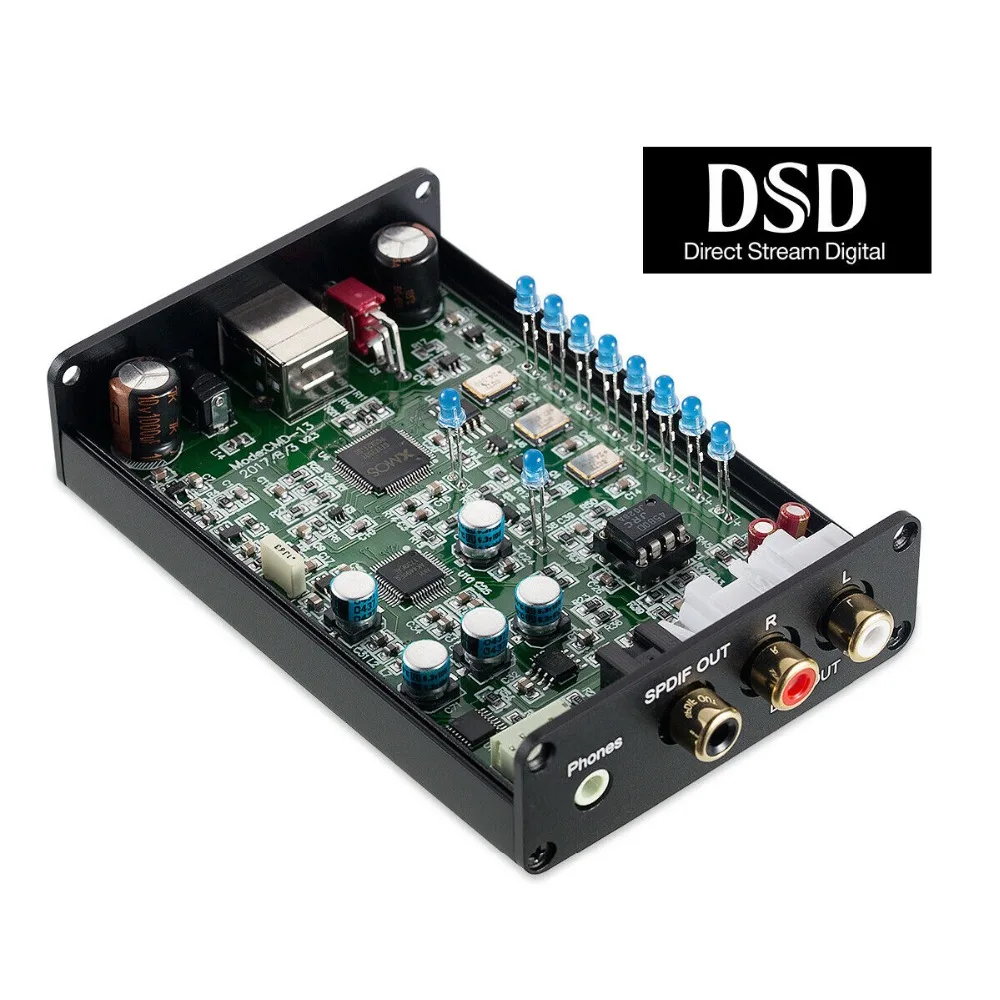 Douk аудио XMOS XU208 USB DAC аудио декодер SPDIF конвертер цифровой интерфейс усилитель для наушников XU208 DOP64 DSD256 PCM384K