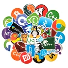 Программируемый языковой программатор JS C ++ граффити наклейки для мотоцикла ноутбука компьютера автомобиля DIY скейтбордов гитары 50 шт.