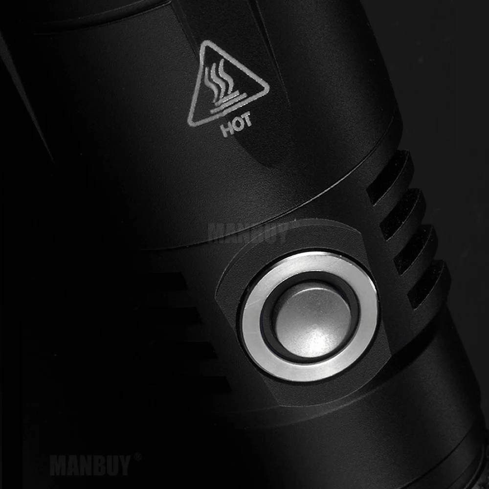 Светодиодный водонепроницаемый высокопроизводительный тактический фонарик