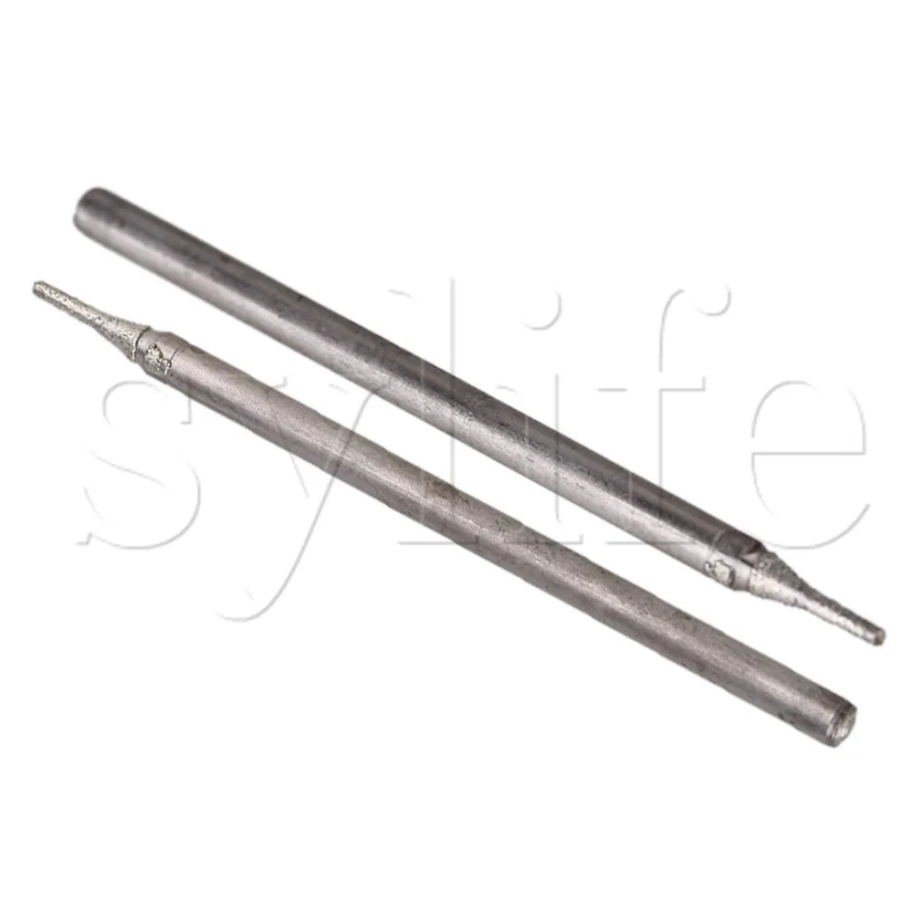 20 x алмазные буровые долота для драгоценных камней твердые биты 0 8 мм серебро