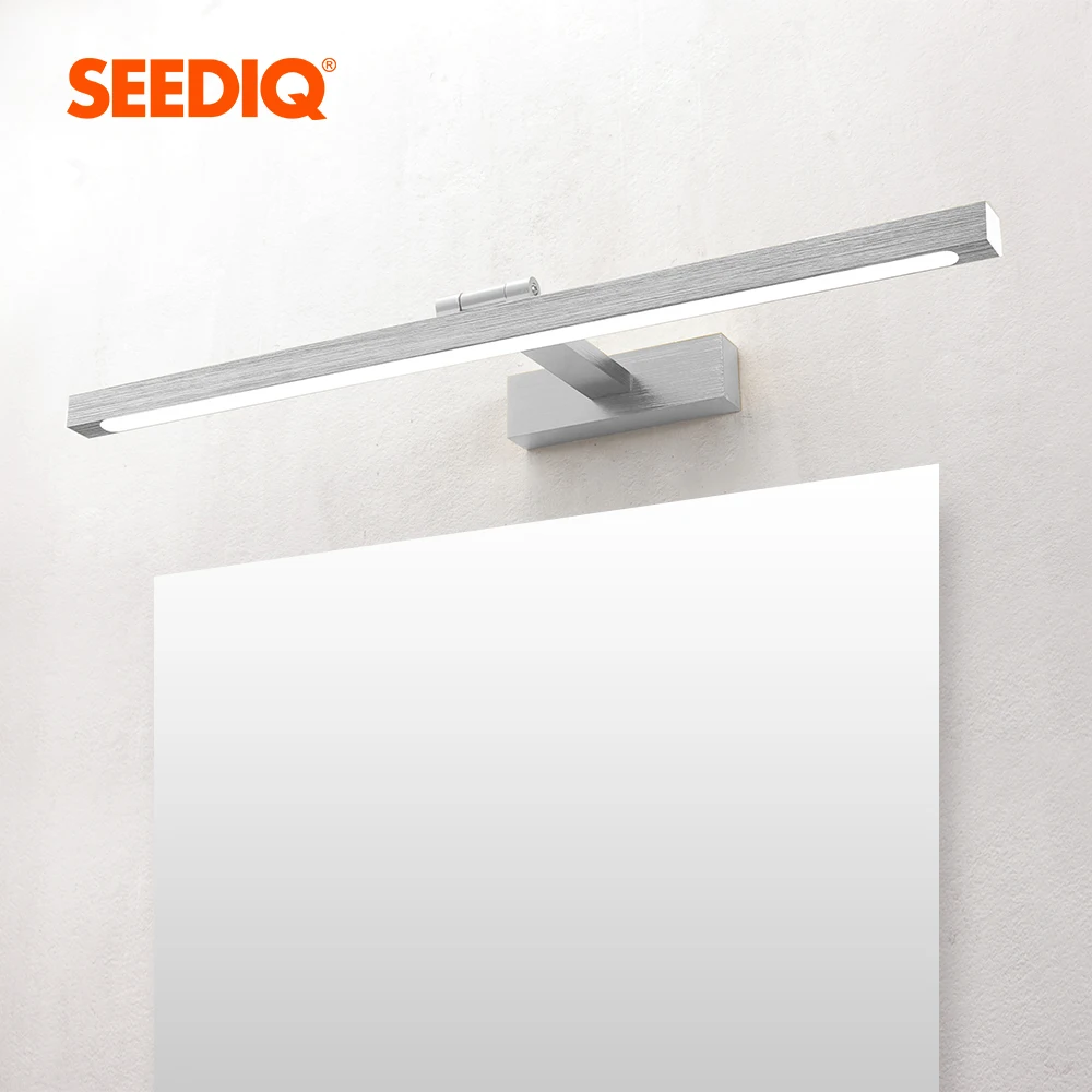 Светодиодный настенный светильник для Ванная комната Матовый Алюминий зеркальный ing Vanity лампы современный