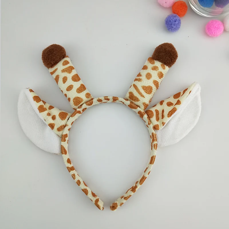Для мальчиков начинающих ходить одежда с рисунком жирафа обручем для волос