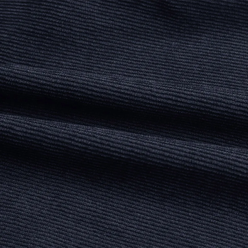 Женский Осенний комбинезон Witbuy темно-синий вельветовый с карманами повседневные