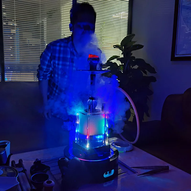 

* Rechargable Hookah Laser Plate For Wine Bottle/Hookah Birthday Gift/Shisha Adalya New Fashion Home Decor Hookah Laser Base