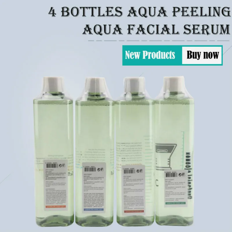 Hot Sale Aqua Peeling Solution 4*500Ml Aqua Facial Serum Hydra Facial Serum For Normal Skin For Hydro Facial Dermabrasion