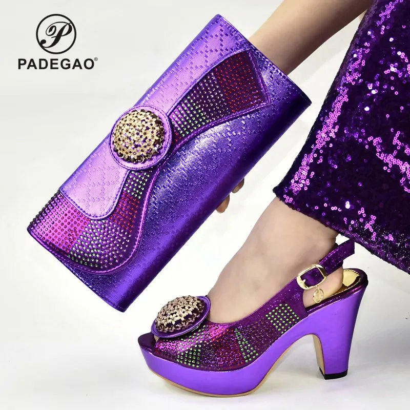 2020 г. новый дизайн летний комплект из туфель и сумочки в африканском стиле Модные