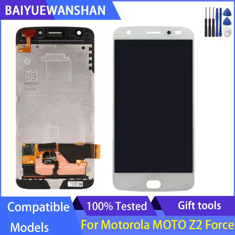 

5,5 "оригинальный для Motorola MOTO Z2 Force XT1789 Xt1789-05 ЖК-дисплей с сенсорным экраном и дигитайзером для Moto Z2 Force дисплей