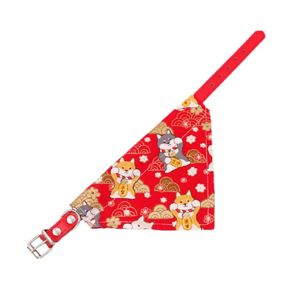 

Cute Durable Adjustable Pet Neckerchief 4 Sizes Dog Saliva Towel Comfortable for Cat