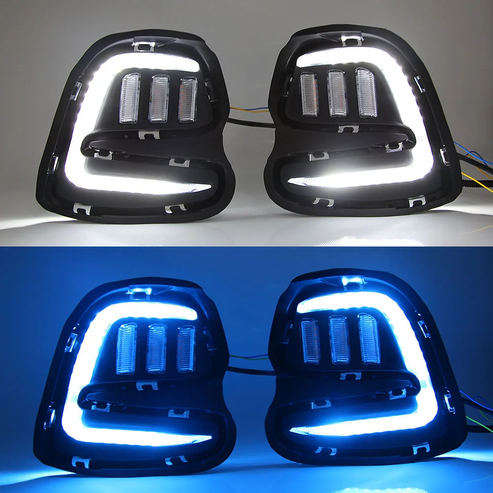 Автомобильные мигающие дневные ходовые огни указатели поворота противотуманные