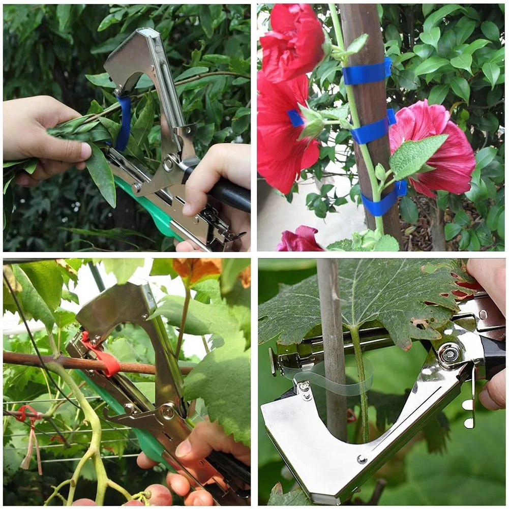vine branch grape tying machine tomato vine machine cucumber vine gun tapener stapler tying device tied rattan garden tools free global shipping