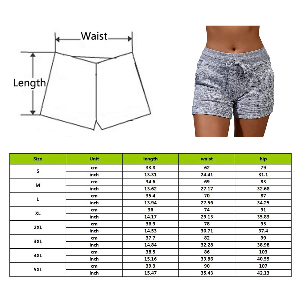 

Women's Sport Shorts Casual Quick-drying Shorts Drawstring Loose Shorts Lace Up Shorts Drawstring Yoga Elastic Waist Shorts