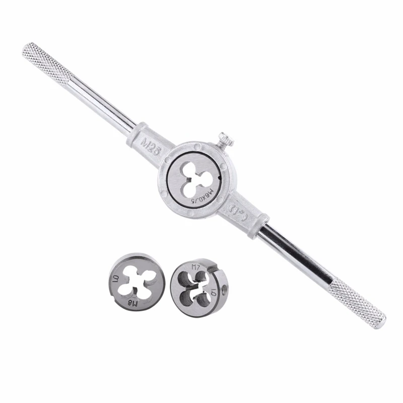 11Pcs/Set Die Wrench Kit High Speed Steel Screw Thread Cutting Straight Flute Hand Tapping Tap Access | Дом и сад