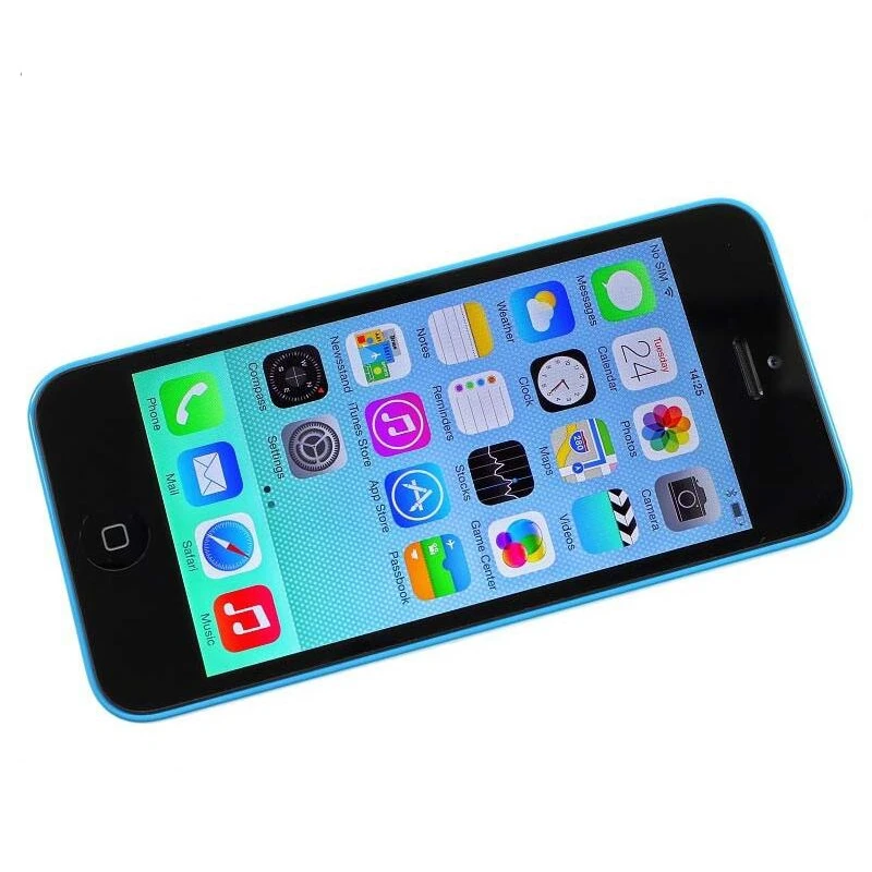 Разблокированный Apple iPhone 5C двухъядерный 4," 8MP мобильный телефон 8 ГБ/16 ГБ/32 ГБ rom Apple IOS WiFi gps WCDMA 3g Подержанный смартфон