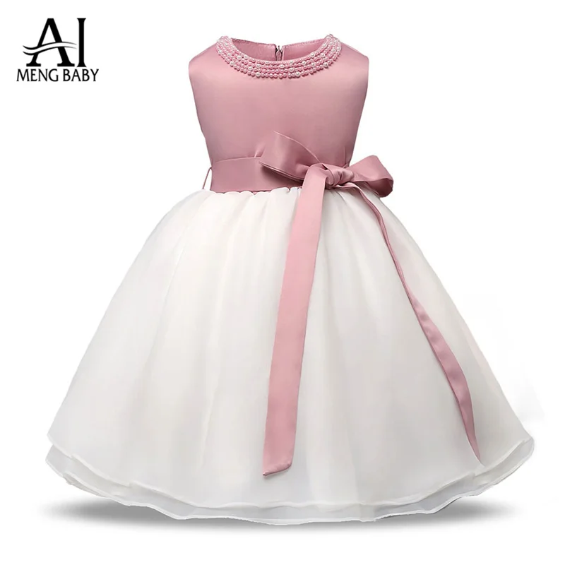 

Toddler Baby Girls Princess Dress 1st 2 Year Birthday Party Tutu Lace Bowknot Baptism Christening Gown Newborn Infant Clothes