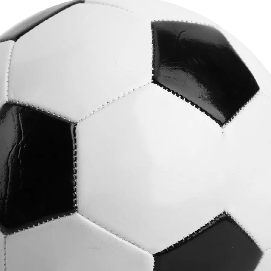 Размер 4 черно белый футбольный мяч из ПВХ для группового матча тренировочные